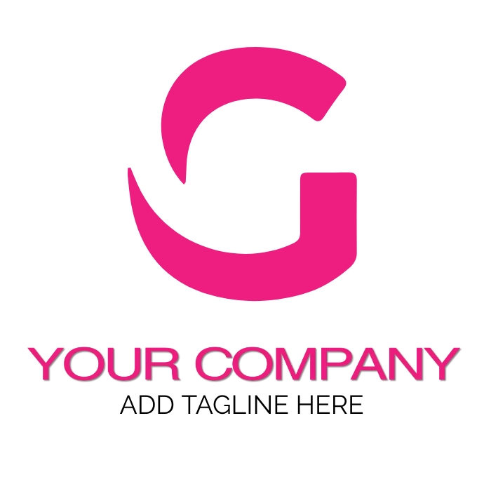 G letter logo design | G logo design, flyer Logotyp template